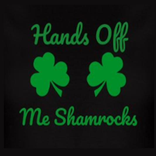 Hands Off Me Shamrocks Women's Off The Shoulder Top